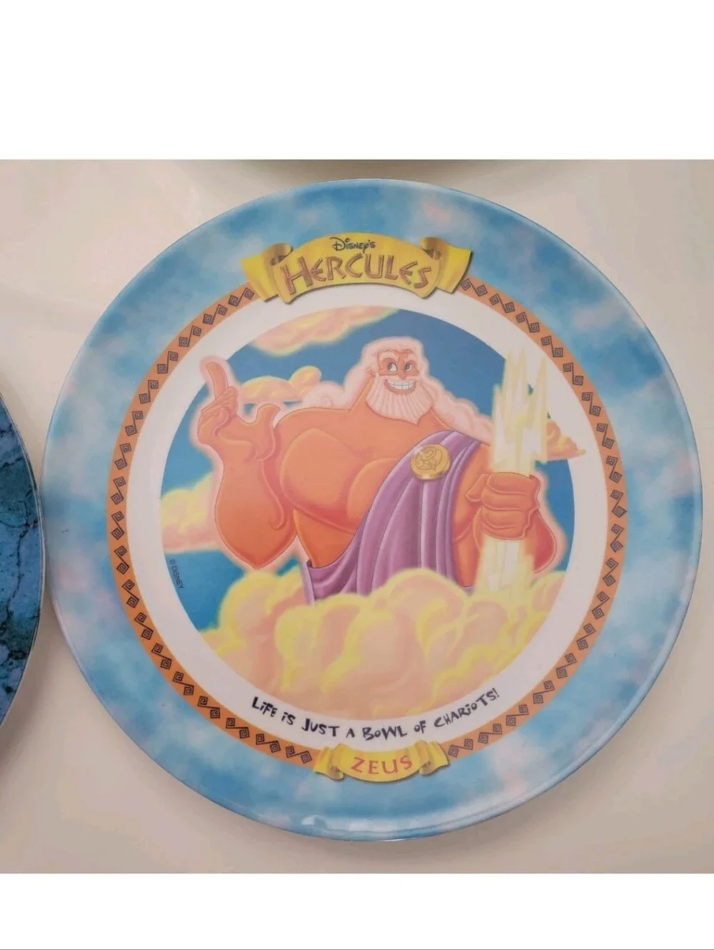 Disney Mcdonalds Hercules Character Dinner Plates - Assorted Color Set
